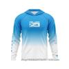 Mens UPF 50 Quick-Dry Fishing Shirt With Hood Long Sleeve Sun Protection Top Outdoor Angling Wear