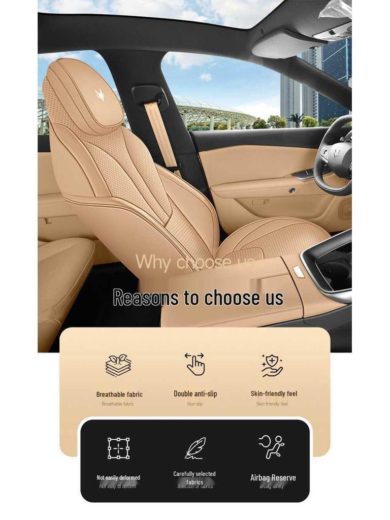 BAIC ARCFOX Alpha S5 Breathable Seat Cushion, All-Season Ventilated Car Seat Cover Accessory