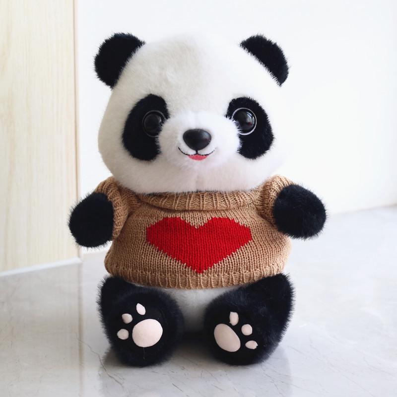 Adorable Giant Panda Plush Toy - Realistic Stuffed Animal for Kids
