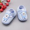 Baby Boy Girl Shoes Cartoon Bear Pattern Casual Cotton Shoe Toddler Striped Soft Sole Shoes First Walkers Spring Autumn Indoor