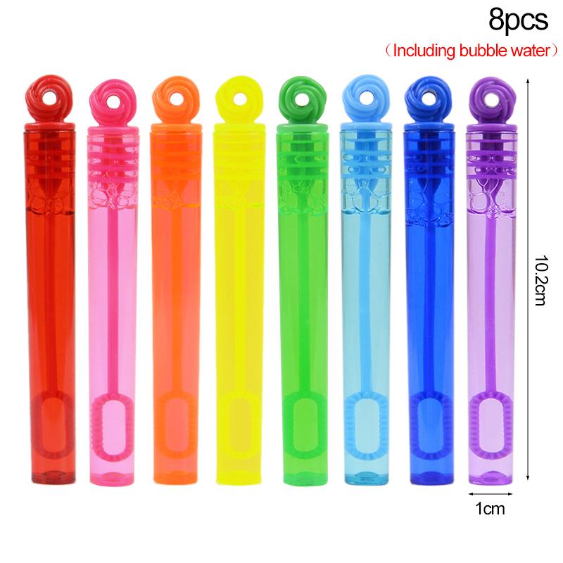 8/24pcs Colorful Bubble Soap Bottle with Bubble Water Kids Birthday Party Favors Goodie Filler Baby Shower Wedding Guest Gift