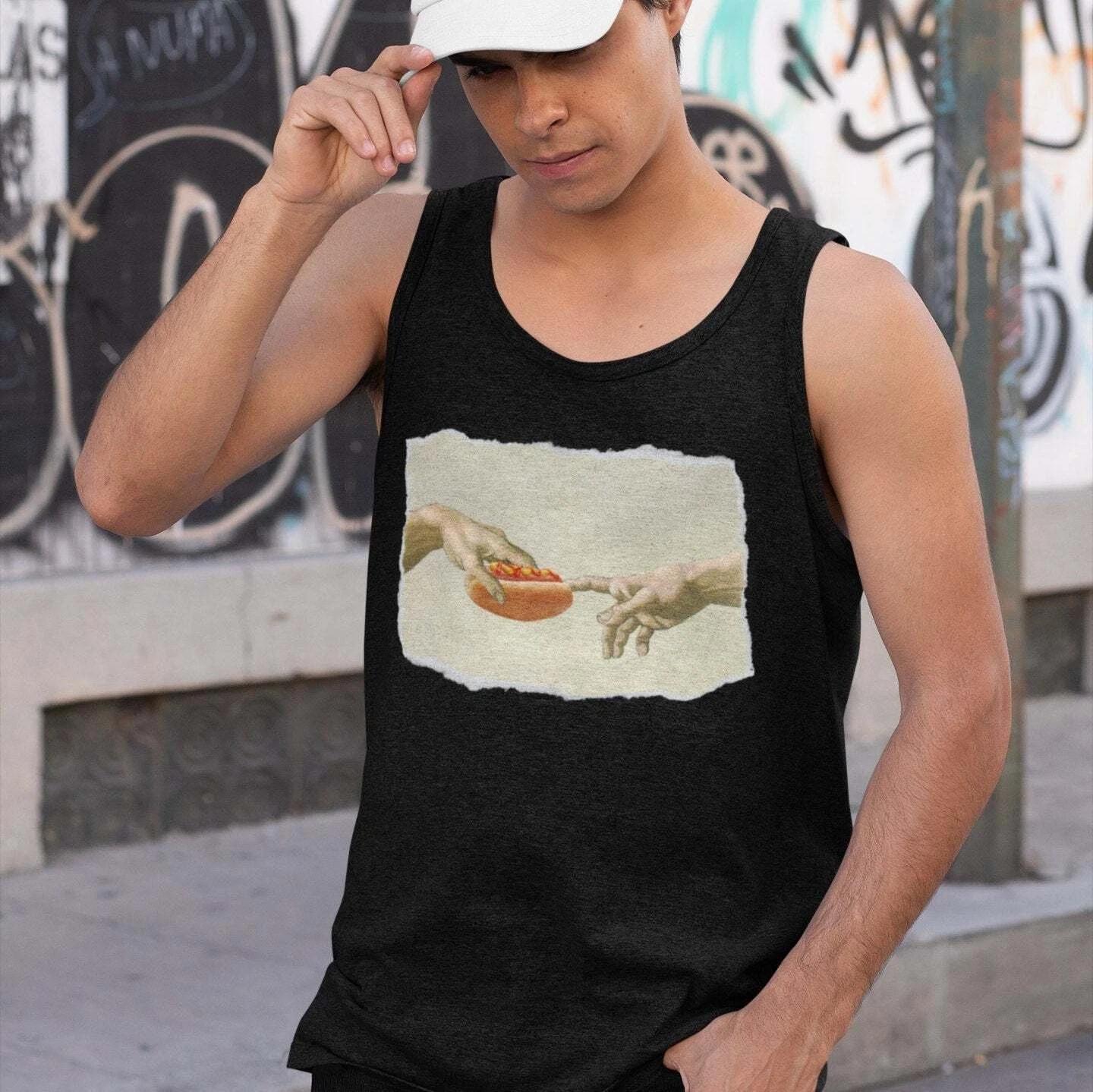 The Creation of Hot Dog Tank Top 4XL