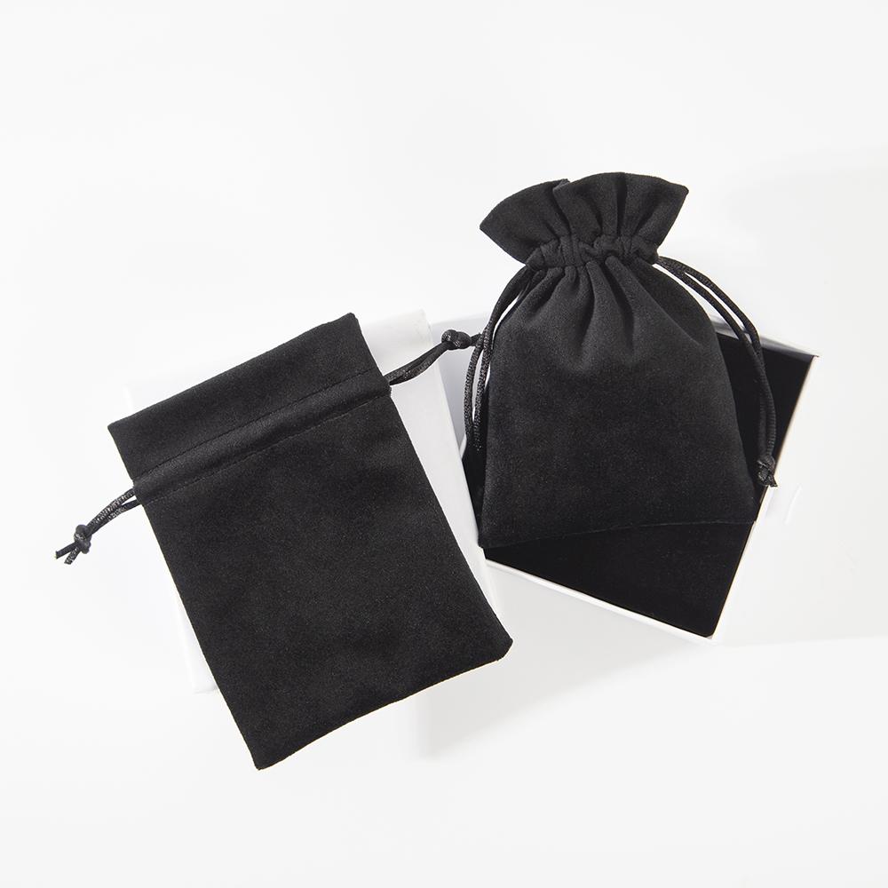 1PC Velvet Drawstring Bag 9*15cm Suede Flannel Gift Storage Pouch Makeup Organizer