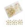 1 Box of 110pcs Tiny Sea Star Natural Starfish Seashell Ocean Theme Ornament for DIY Beach Wedding Decoration Fish Tank Decor
