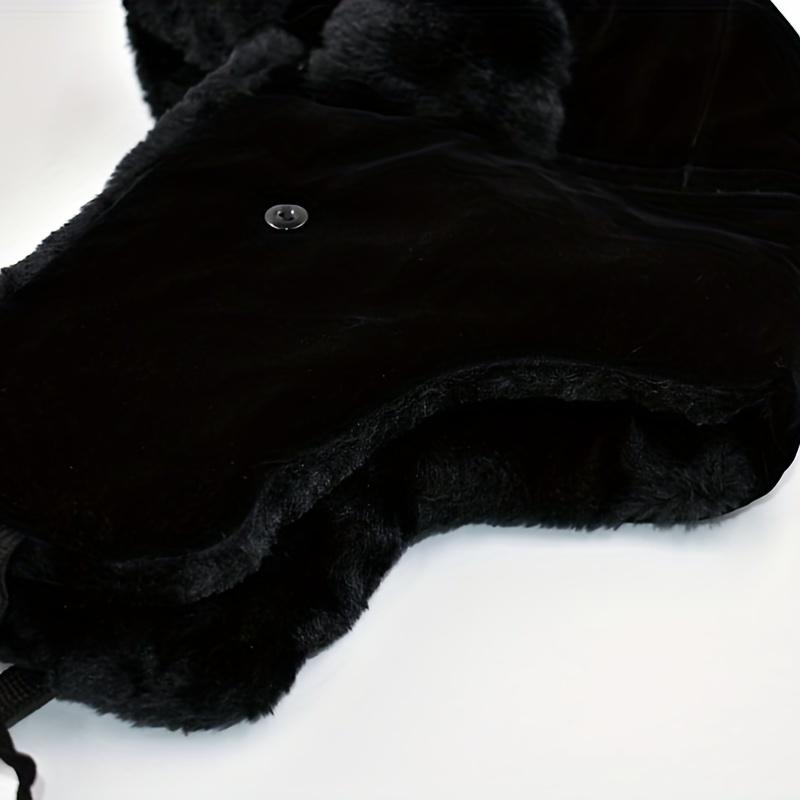 1pc Men's Winter Plus Velvet Thick Hat With Ear Protection For Men Women, Ideal Choice for Gifts