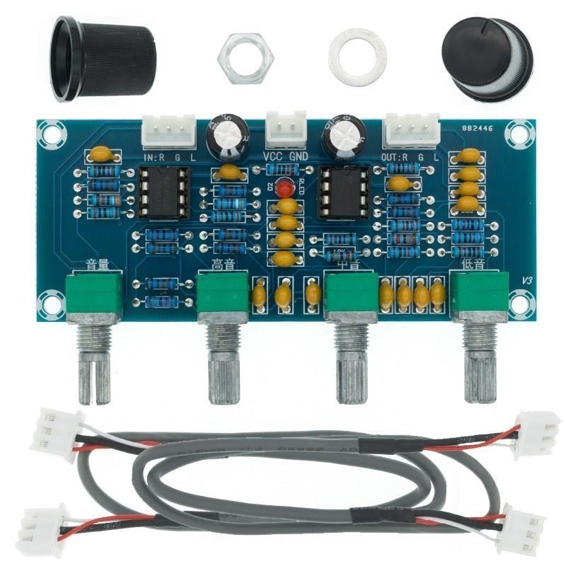 

XH-A901 NE5532 Tone Board preamp Pre-amp With treble bass volume adjustment pre-amplifier Tone Controller For amplifier Board