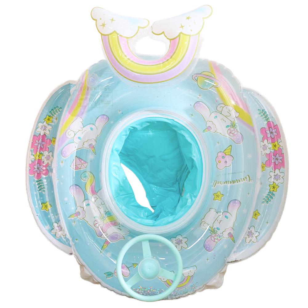 Xiao Lv Aufblasbarer Baby-Schwimmring mit abnehmbarem Sonnendach