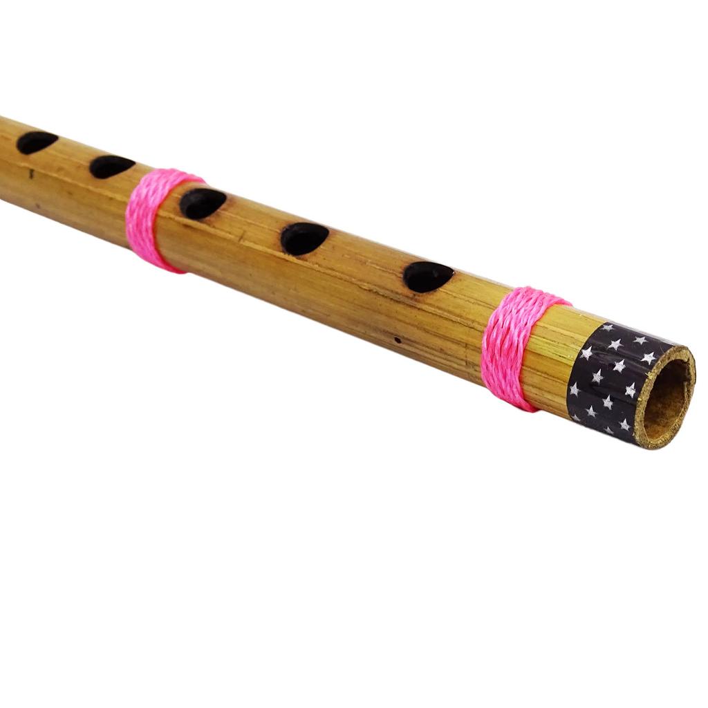 Handmade Wooden Bansuri Musical Instrument Home Decor Bamboo Flute