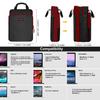 13-inch Laptop Shoulder Bag Messenger Bag Expandable Business Shoulder Bag Computer Bag Contrast Color