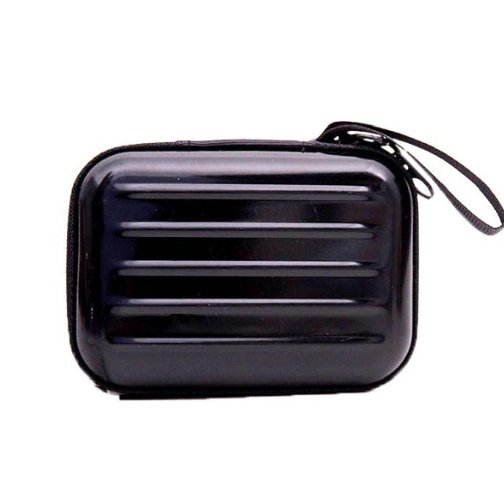 

Square Lipstick Storage Bag Zipper Suitcase Wallet Fashion Tinplate Coin Purse Travel