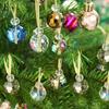 12Pcs/box 22mm Sun Catcher Colorful Christmas Tree Decoration Christmas Ball Ornaments  Wedding