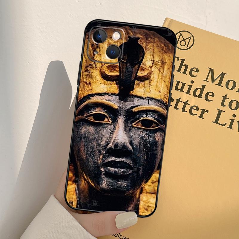 Tutankhamun Phone Case For iPhone 16 15 14 13 12 11 Pro Max 12 13 Mini XR 16e 15 16 Plus Full Cover