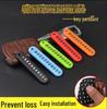 Anti-lost Number Plate Mobile Phone Braided Rope Keychain with 8-Shaped Buckle Pendant
