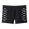 Women's Simple Solid Color Geometric Hollow Boxer Briefs Comfortable and Breathable Women's Underwear