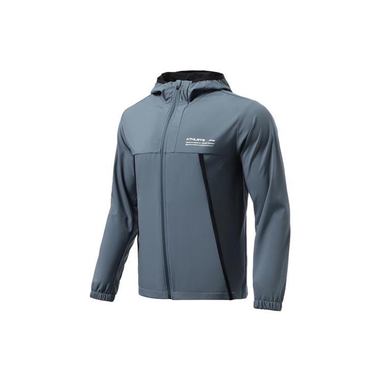 Li Ning Fitness Series Jacket Men's Slate Blue AFDR353-3