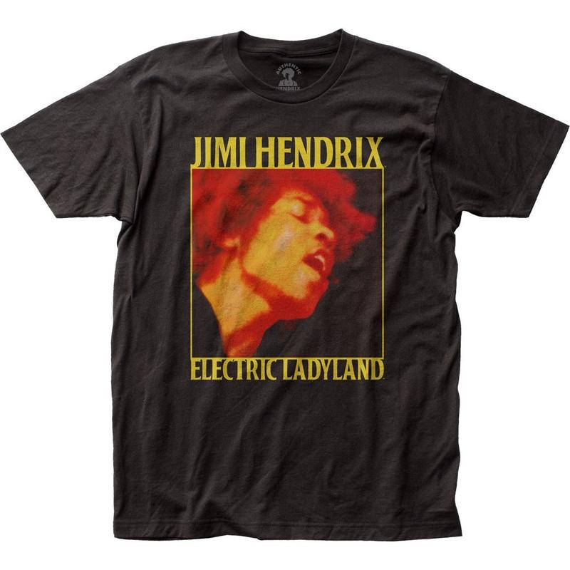 Jimmy Hendrix Electric Ladyland Unisex T-Shirt Music Classic Band Tee New Black