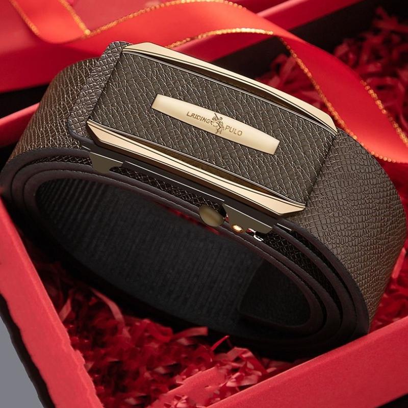 Men's Belt Business Versatile Fashionable Toothless Underwear Automatic Buckle Belt