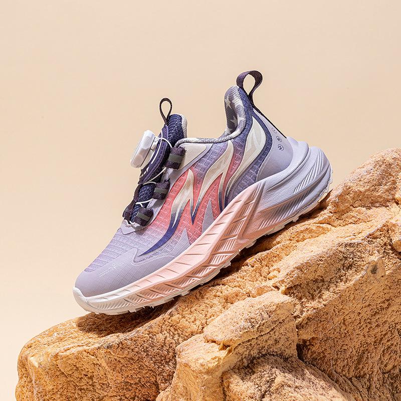 Girls Breathable Mesh Running Shoes Rotary Buckle Lightweight Sneakers Casual Sports Shoes For School Campus Spring Autumn Kids