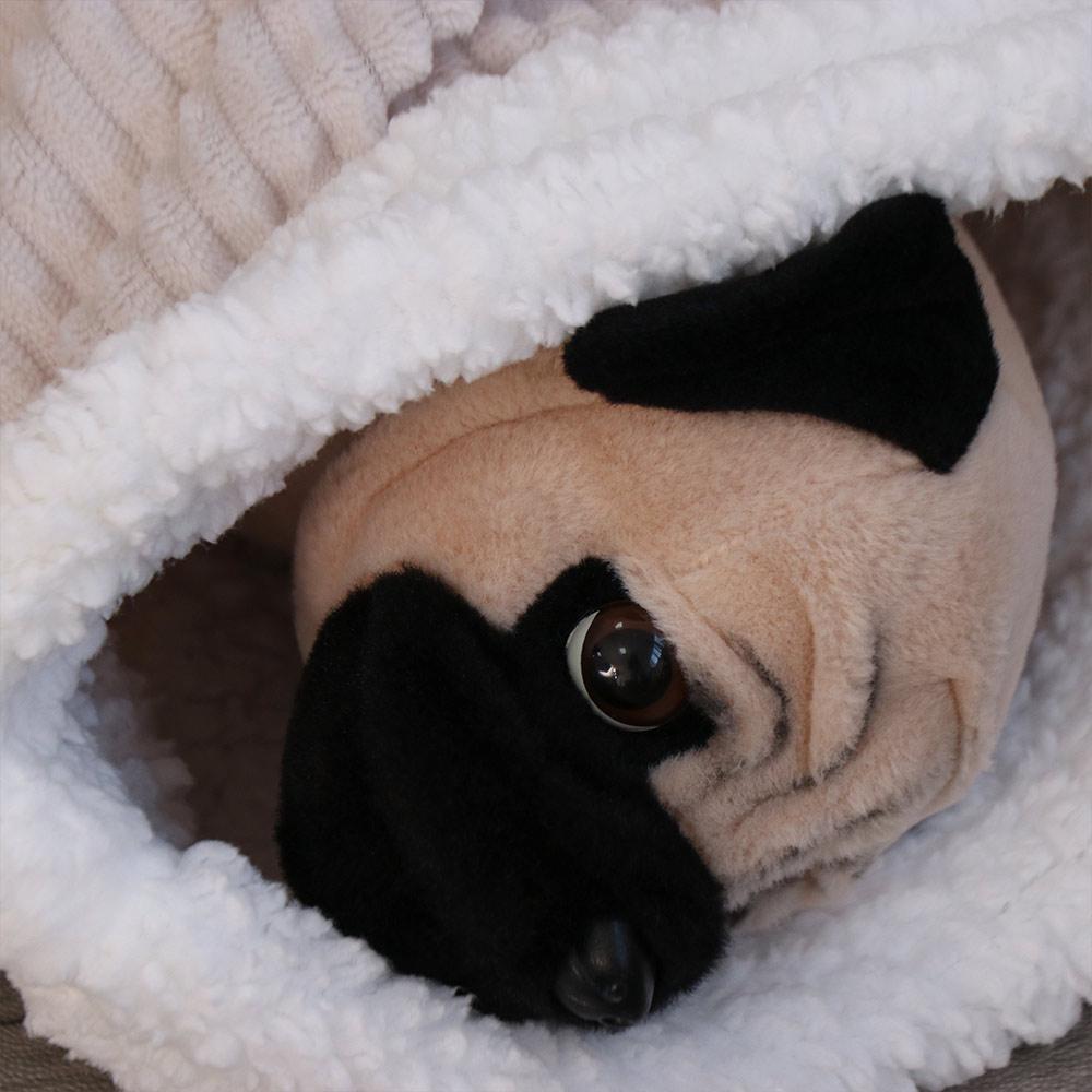 Tunnel Soft Cat Sleeping Bag Pocket Type Semi-closed Winter Cat Bed Thickened Comfortable Cat Warm Nest Kitten Supplies