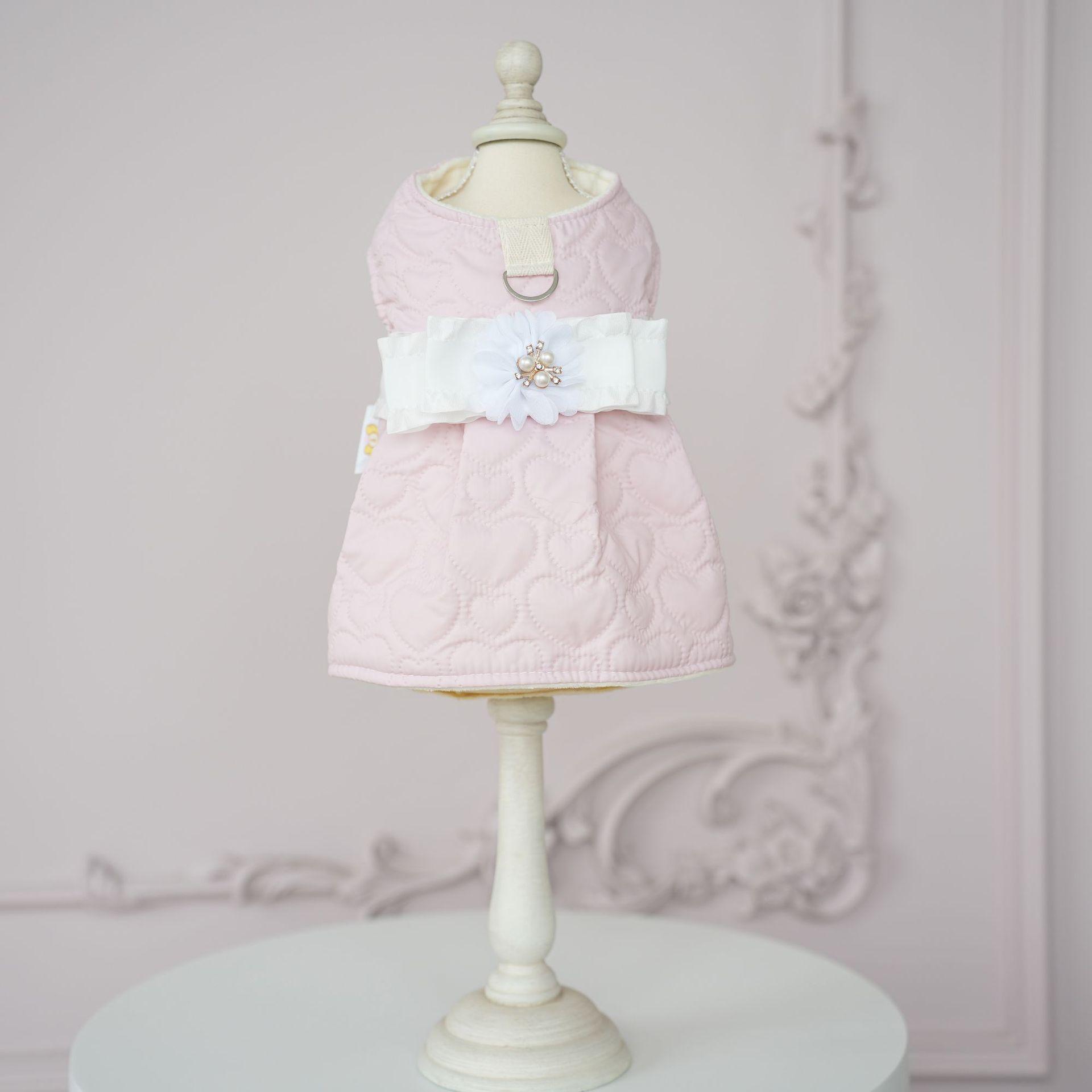 

Осенне-зимнее платье для питомца Новая одежда для питомца собаки Удобная теплая одежда Платья для щенков для маленьких собак M