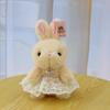 Cute Soft Rabbit Plush Doll  With Soft Short Fur And Pp Cotton Filling For Kids