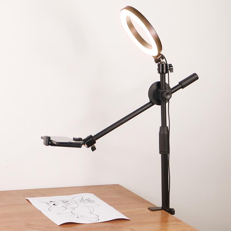 10-calowe światło wypełniające LED ze stojakiem na telefon komórkowy do nagrywania wideo i robienia zdjęć