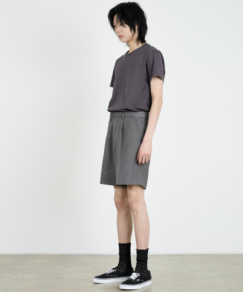 DUSTYWHITE Gray Pinstripe Shorts