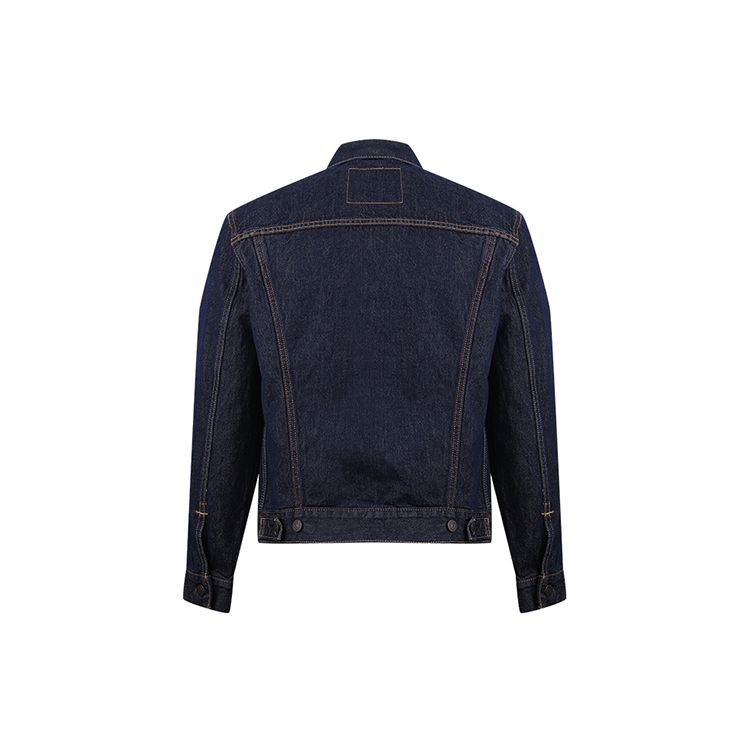 Levis Denim Jacket With Pockets Men Outerwear Dark-Blue 72334-0557