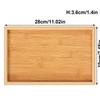 Ruhan Bamboo Rectangular Serving Tray Set