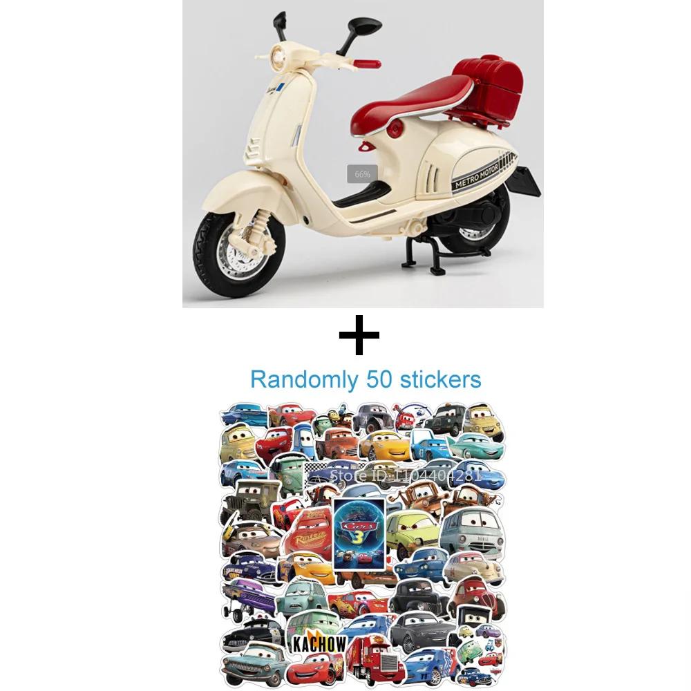 1:12 Vspa 946 Retro Style Motorcycle Alloy Model Toys Diecast Car Front Wheel Steering Shock Absorption Vehice For Boys Gift