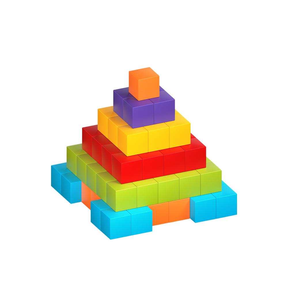 Magnetic Building Blocks: Children's Educational Cube Toy Set