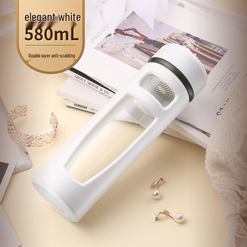Shangqi Double-Layer Tea Infuser Glass Bottle