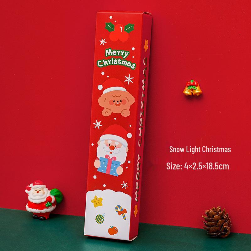 Hangsu Christmas Blind Box: 5-Piece Neutral Pen Stationery Set - Cute Surprise Gift for Students