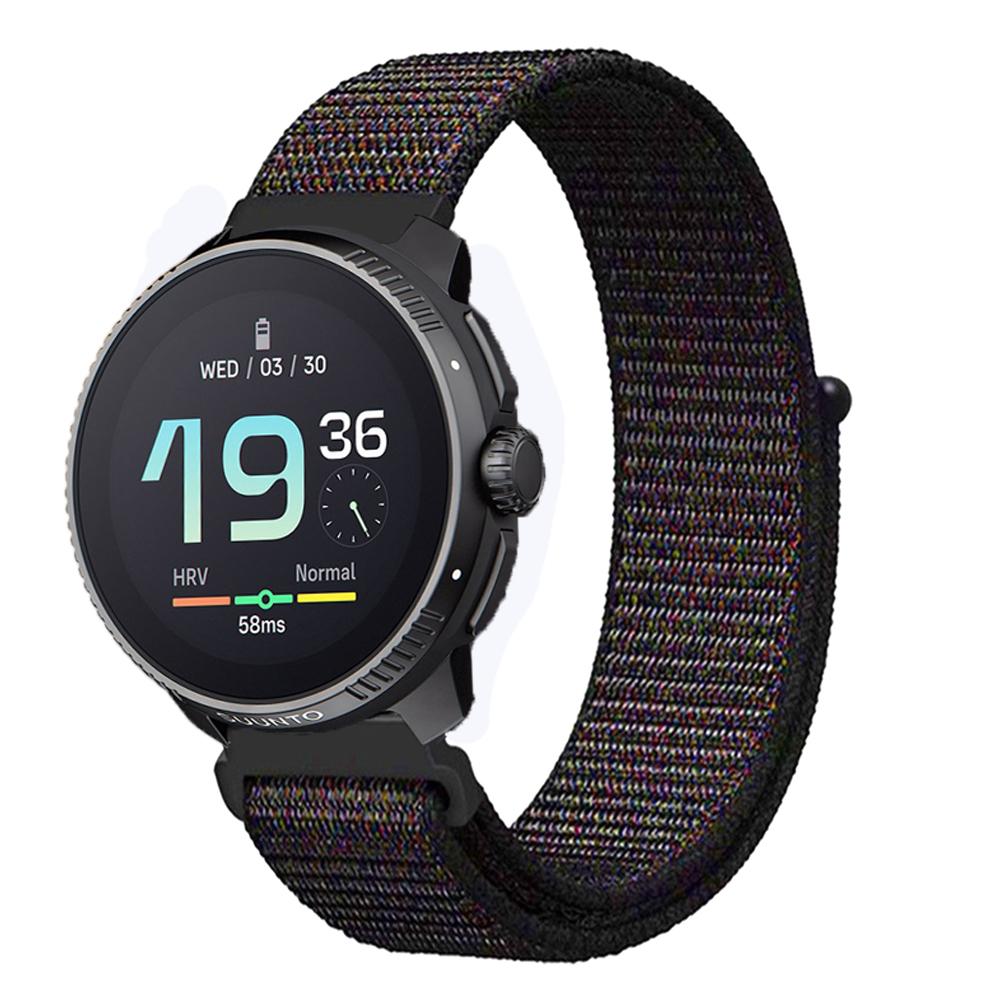 22mm Nylon Loop Watch Strap For Suunto Vertical Race Watchband For Suunto 5 9 Peak Pro Bracelet Replacement Wristband
