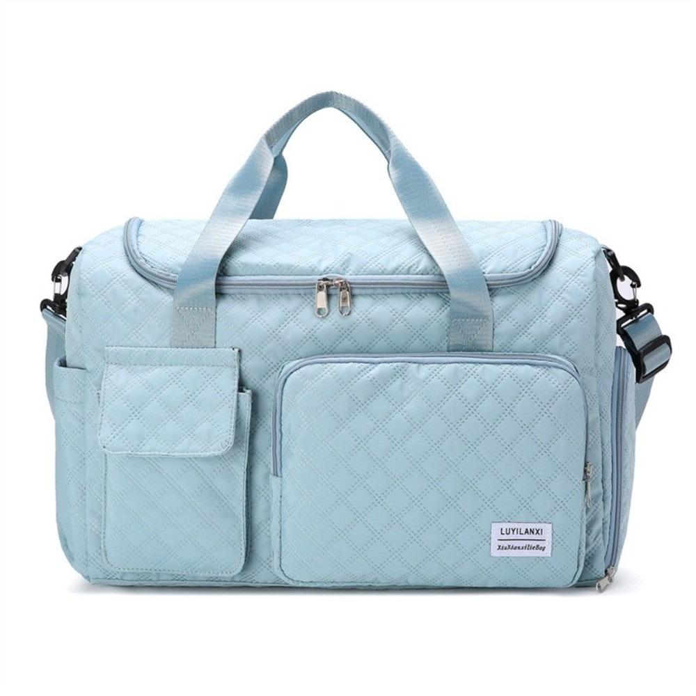 Oxford Travel Duffle Bag Quilted Sports Tote Bag Fashion Travel Handbag  Gym