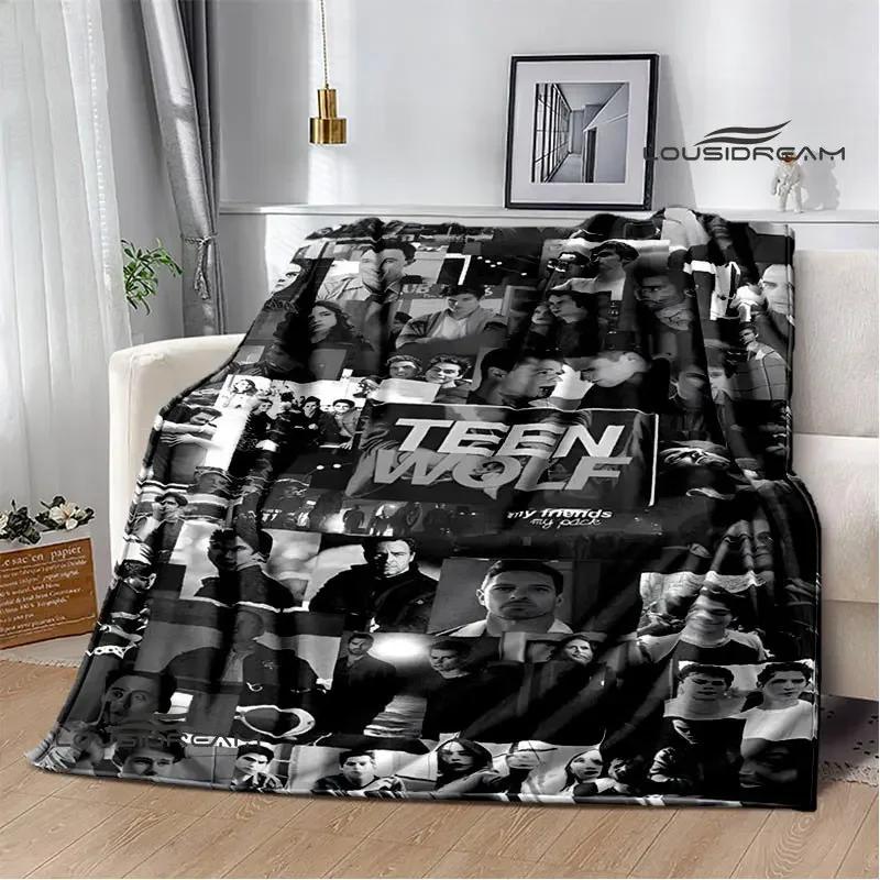 Movie Teen Wolf printed BlanketS Picnic blanket Warm blanket Soft and comfortable Home travel blanket bed linings birthday gift