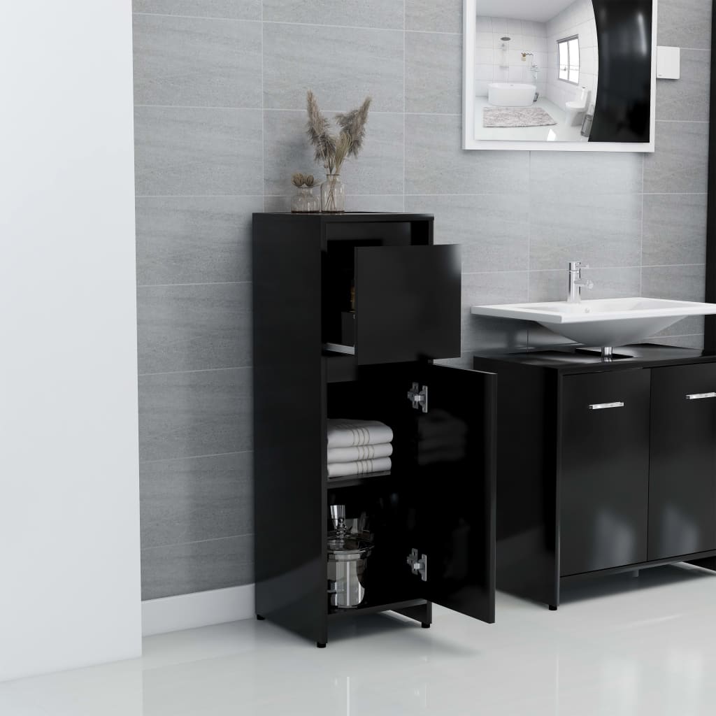 Badezimmerschrank, Badezimmeraufbewahrungsschrank, Ecken Aufbewahrungsschrank, 30x30x95 Cm