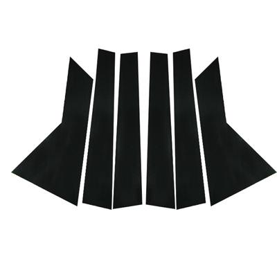 6 Stuks Glanzend Zwarte Auto Pijler Berichten Trim Fit Voor Mg Hs AS23/Mg Ehs 2019-2022 2023 Auto Deur Raam Exterieur Berichten Stickers Onderdelen