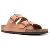 Birkenstock Double Buckle Flat Quick-Dry Silent Slide Sandals Unisex Sandals Brown 1025006