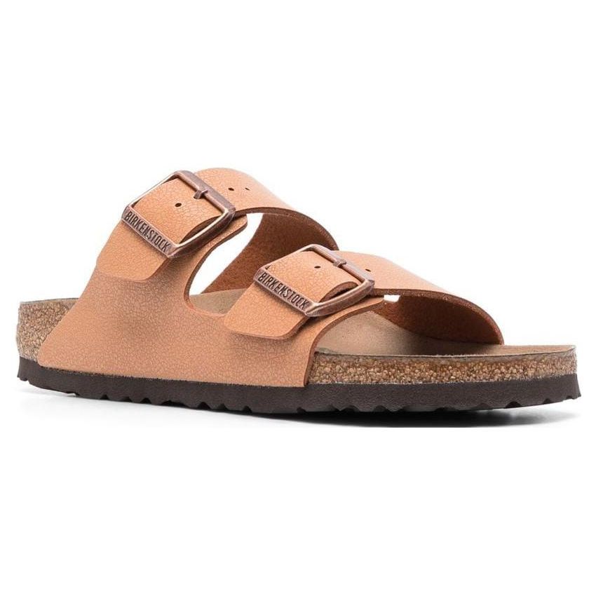 Birkenstock Double Buckle Flat Quick-Dry Silent Slide Sandals Unisex Sandals Brown 1025006