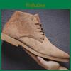 Chelsea Brown Stivali Uomo Stile Britannico Stivali Retro Stringati in Camoscio Uomo Punta Affilata Pelle Stivaletti Casual Uomo Botas Masculino