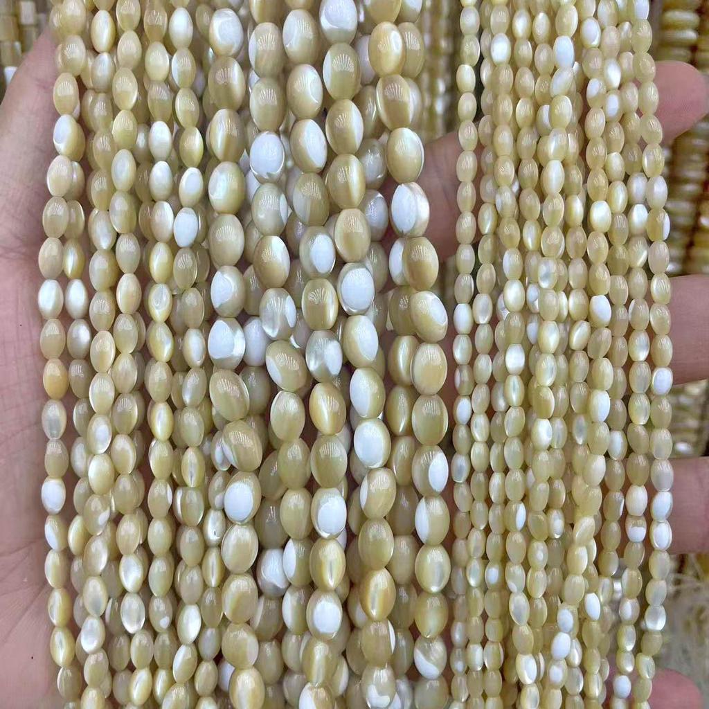 Natürliche Tiefsee-Katzenaugen-Muschel Samenperlen für DIY Handgemachten Armband Schmuck