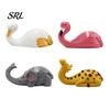 Cute Home Decor Hooks Animal Wall Hook, Flamingos/Giraffes/Swans/Elephants Shape Hanger, Self Adhesive Resin Decorative Hook for Coats Hats Towels And