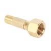 Twist On Air Chucks Portable Brass Tyre Inflation Valve 1 4in NPT Internal Thread for Car Bike Motorcycle