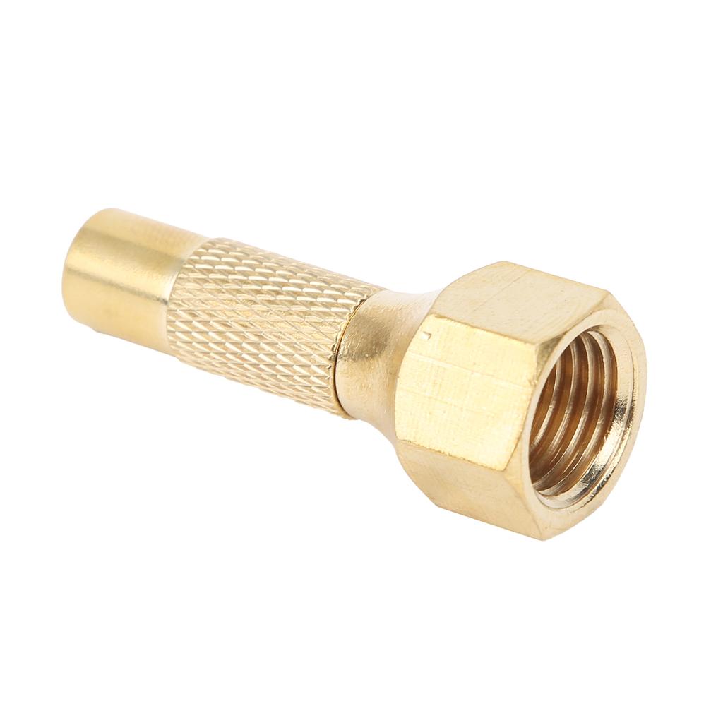 Twist On Air Chucks Portable Brass Tyre Inflation Valve 1 4in NPT Internal Thread for Car Bike Motorcycle