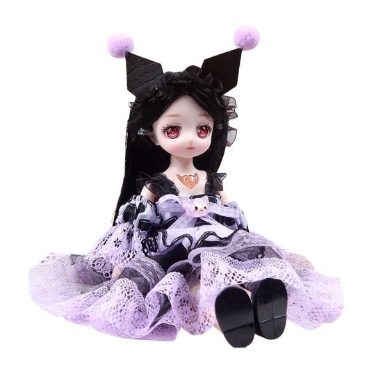 

Кукла Yousheng Deluxe Fashion Princess с 22 шарнирами, блестящими глазами, длинными волосами, высотой 12 дюймов, музыкальным проигрывателем, кукла для особых случаев для детей и коллекционеров E