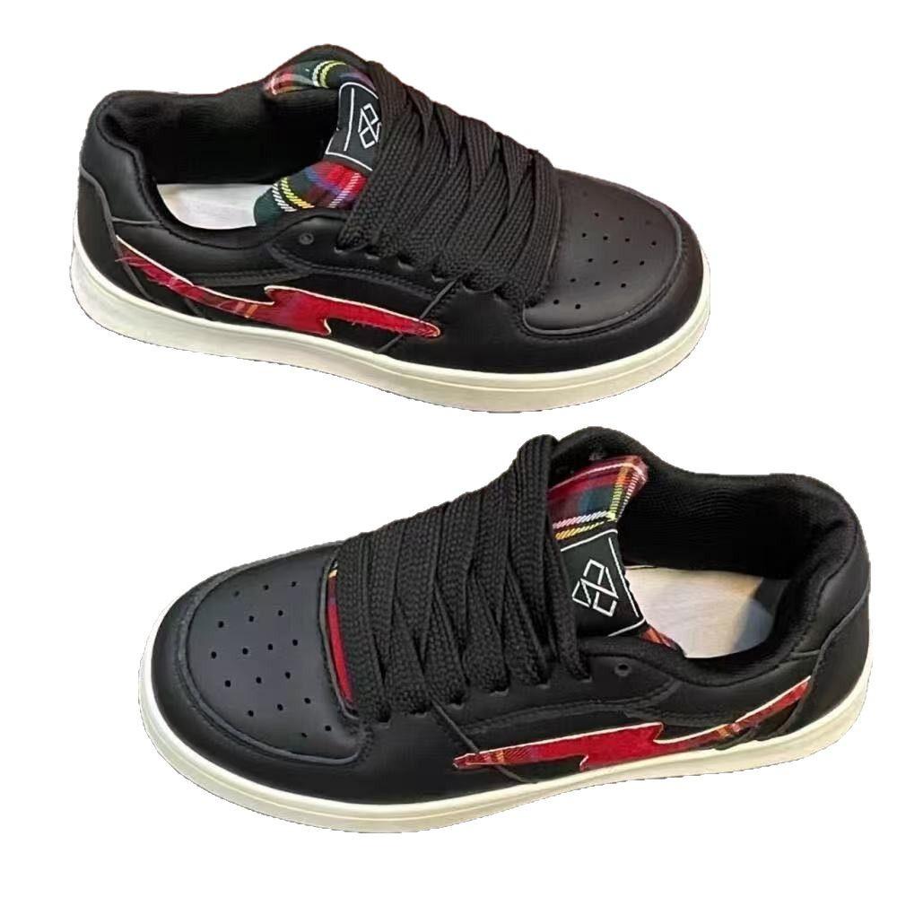 2025 Original Black Chubby Bread Retro Sports Leisure Guochao Couple Versatile Board Shoes Men's and Women's Same Ultra Light