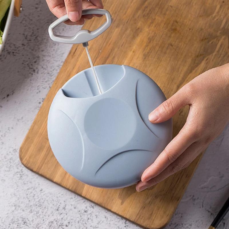 Mint Green 500ML Manual Meat Mincer Garlic Chopper Rotate Garlic Press Crusher Vegetable Onion Cutter Kitchen Accessories