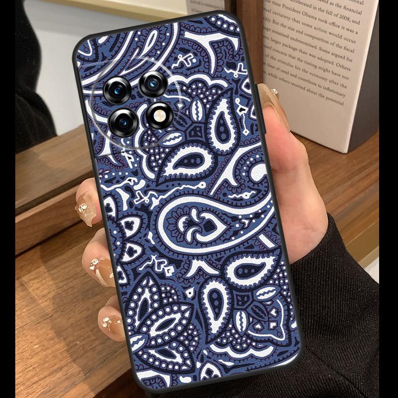 Bandana Seamless Pattern Case For OnePlus 15 13 12 11 10 15R 13R 12R 10T 13T OnePlus Nord 5 CE 4 3 Lite N20 N30 Cover