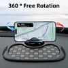 Anti Slip Mat for Car Dashboard with Temporary Parking Number, Universal Rotatable Vehicle Mounted Anti Slip Mat Phone Holder